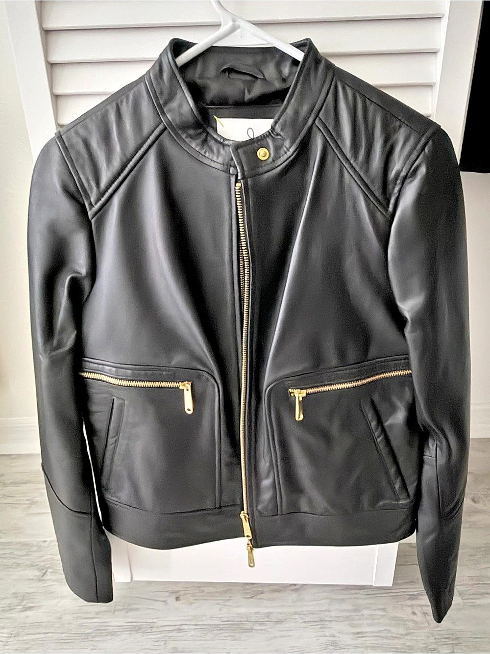 Sam Edelman Women's Leather Jacket Black Small - New
